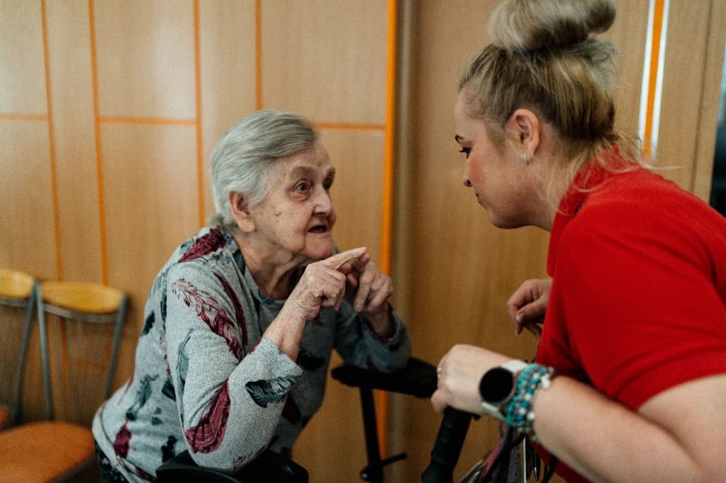 Day-to-day domiciliary support that helps someone stay comfortable at home